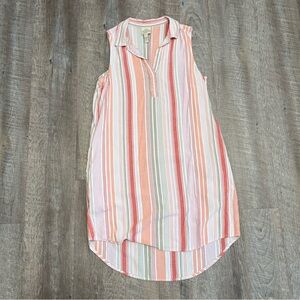 St John Bays pink stripped dress